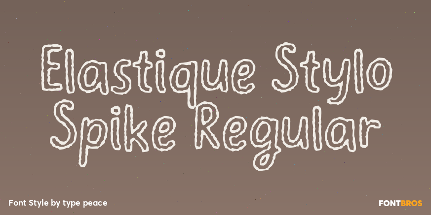 Elastique Stylo Spike Regular Poster