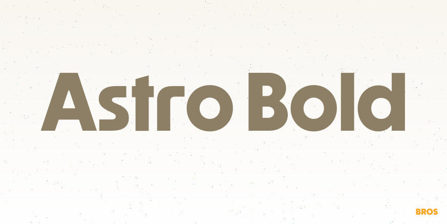 Astro Bold Poster