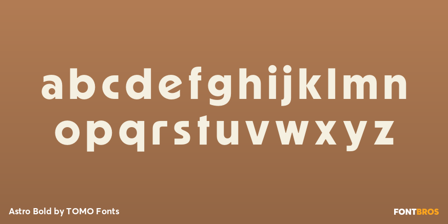 Astro Bold Font Poster #3