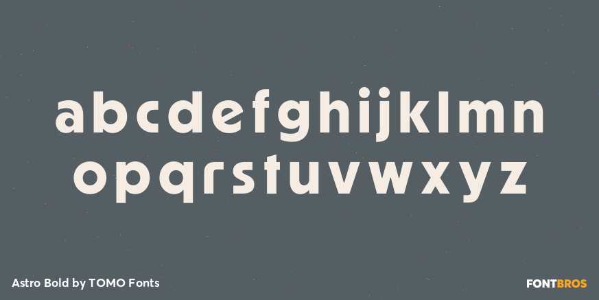 Astro Bold Font Poster #1