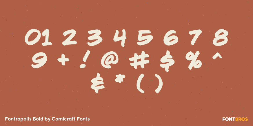 Fontropolis Bold Font Poster #4