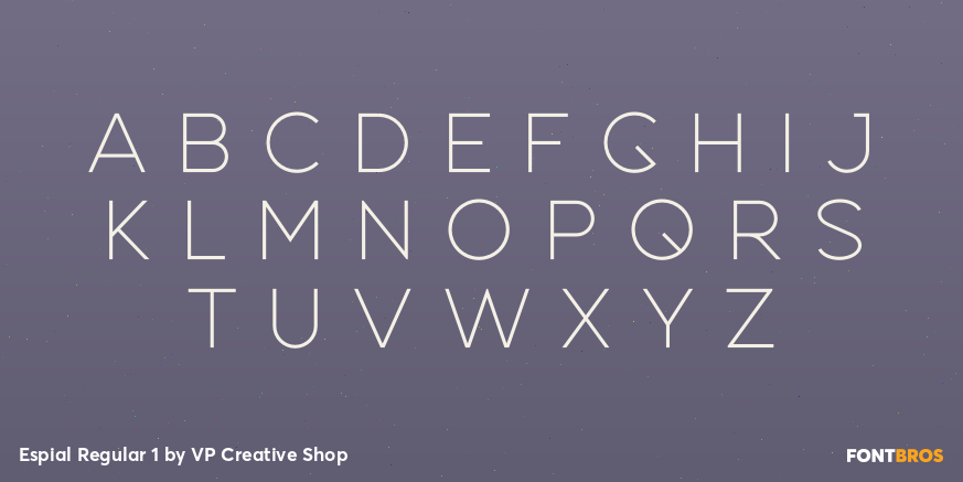 Espial Regular 1 Font Poster #2