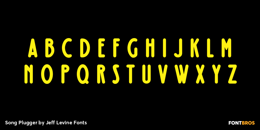 Song Plugger Font Poster #3