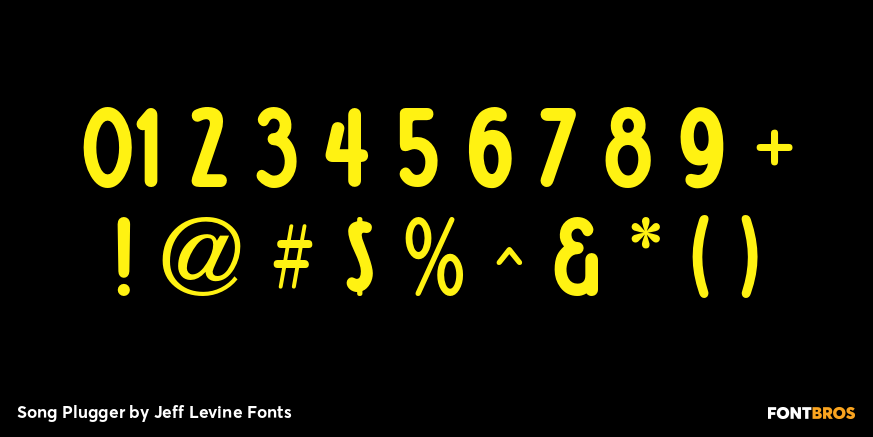 Song Plugger Font Poster #4