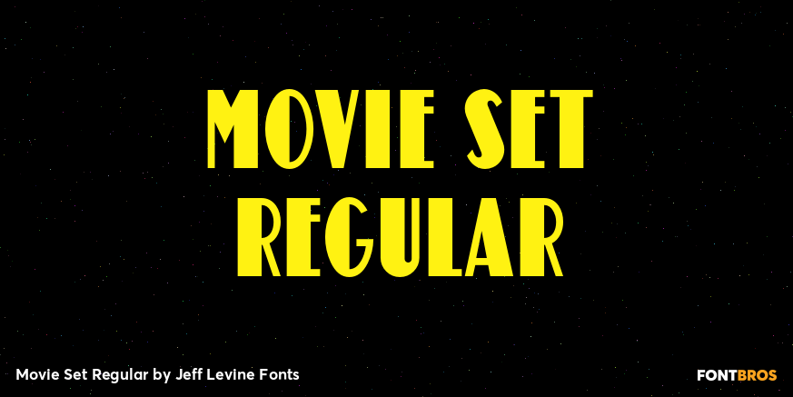 Movie Set Regular Poster