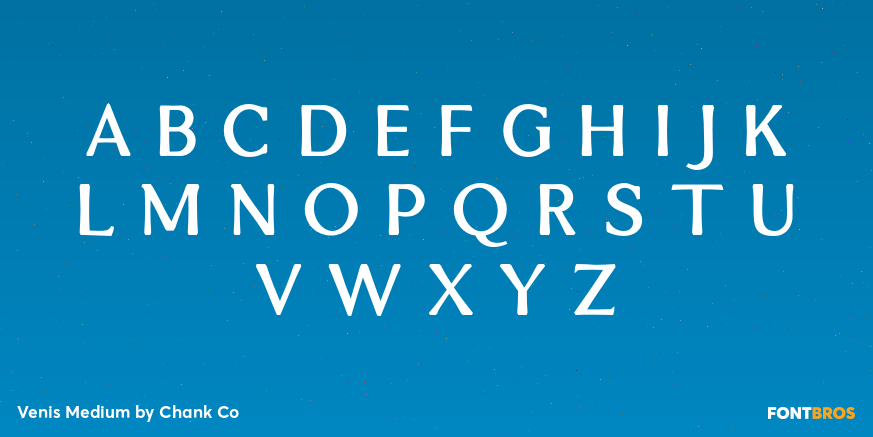 Venis Medium Font Poster #2