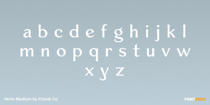 Venis Medium Font Poster #3