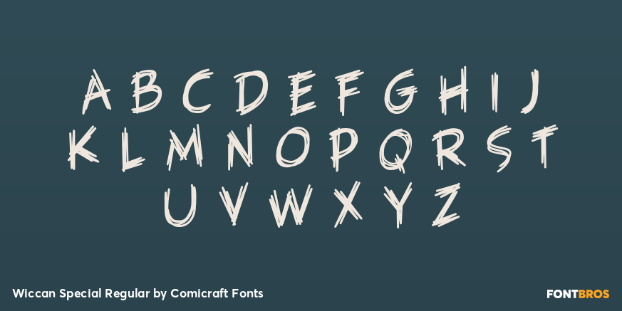 Wiccan Special Regular Font Poster #2