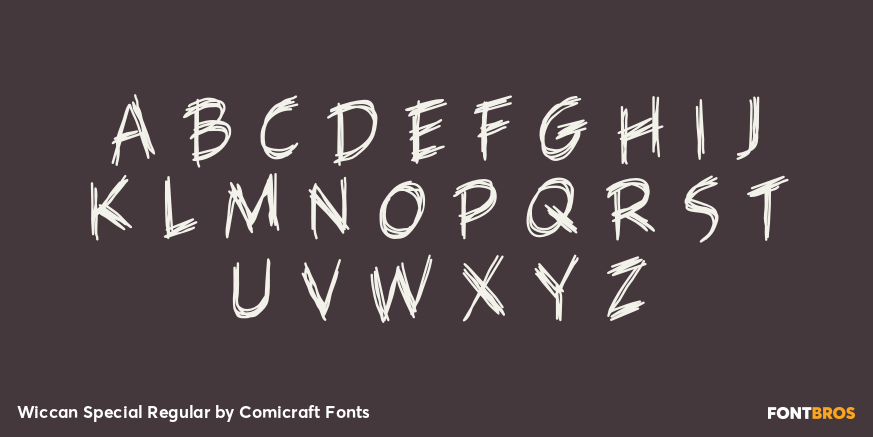 Wiccan Special Regular Font Poster #3