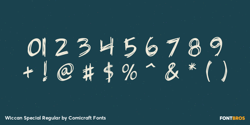 Wiccan Special Regular Font Poster #4