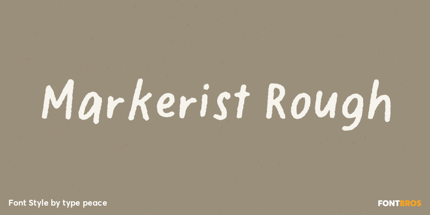 Markerist Rough Poster