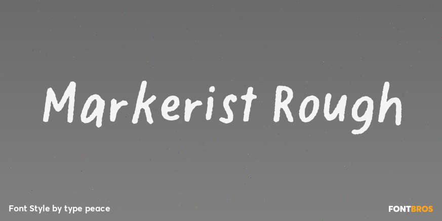 Markerist Rough Poster