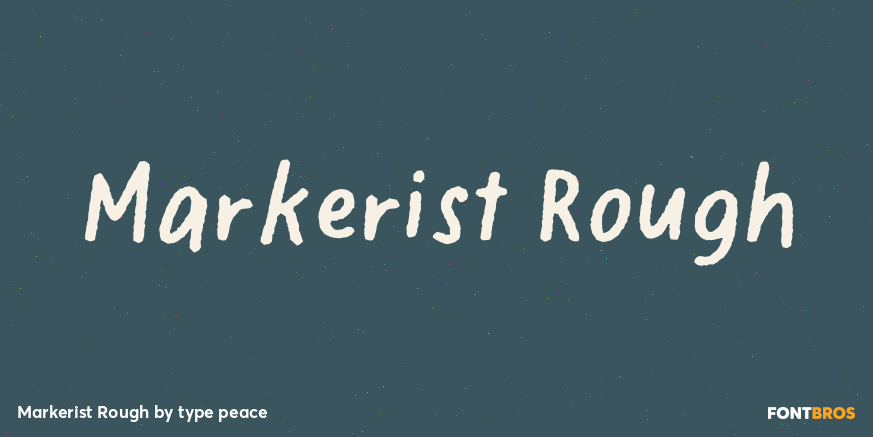 Markerist Rough Poster