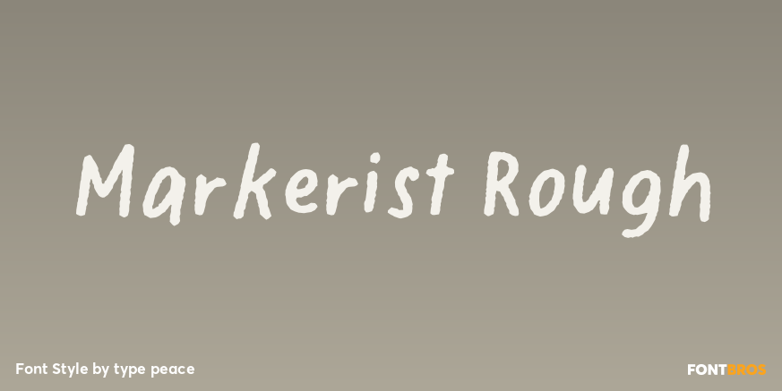 Markerist Rough Poster