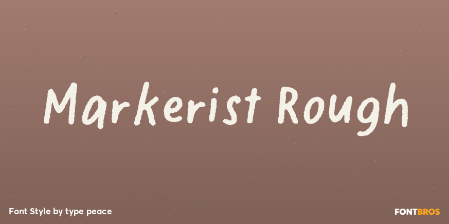 Markerist Rough Poster
