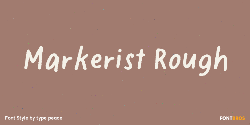 Markerist Rough Poster