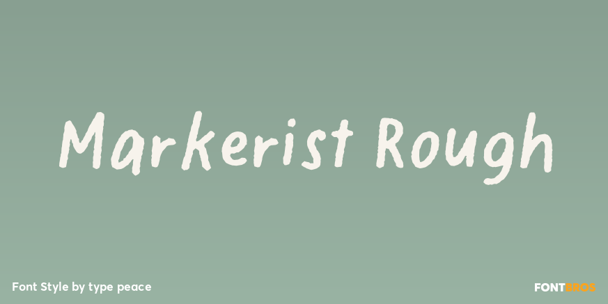 Markerist Rough Poster