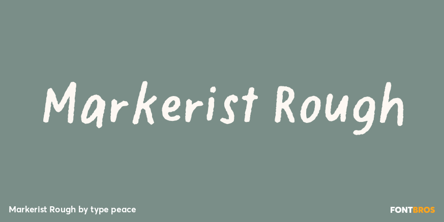 Markerist Rough Poster