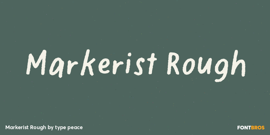 Markerist Rough Poster