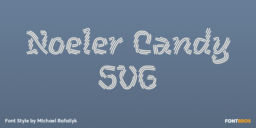 Noeler Candy SVG Poster