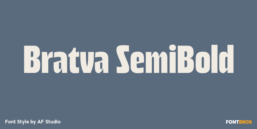 Bratva SemiBold Poster