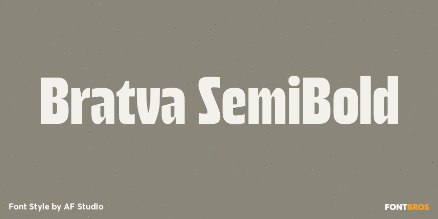 Bratva SemiBold Poster
