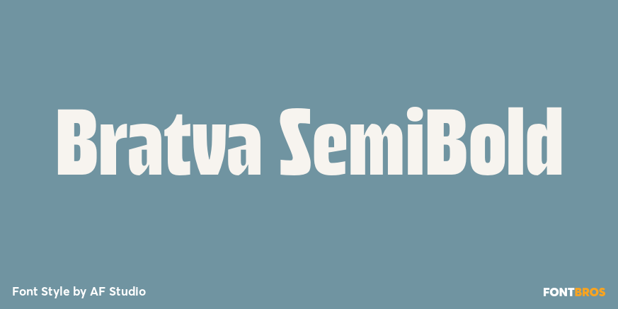 Bratva SemiBold Poster