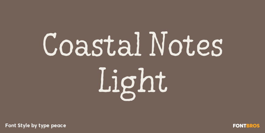Coastal Notes Light Poster