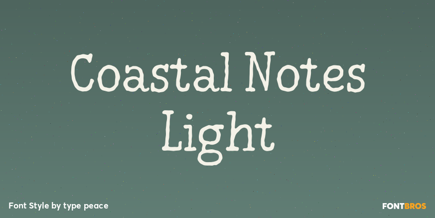 Coastal Notes Light Poster