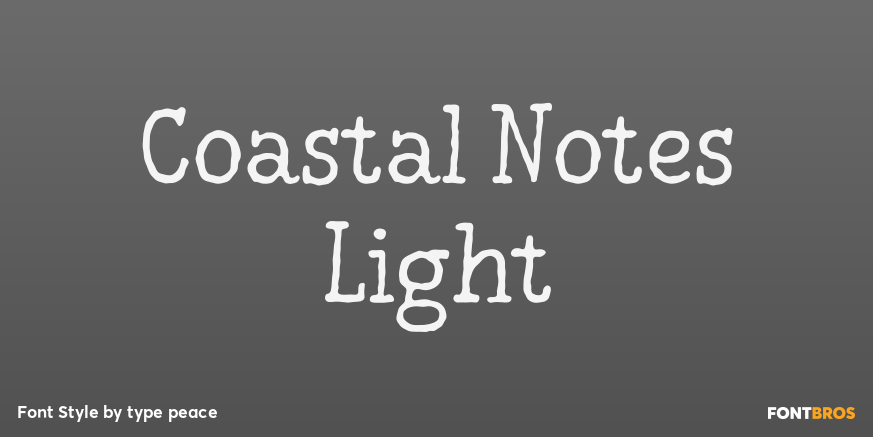 Coastal Notes Light Poster