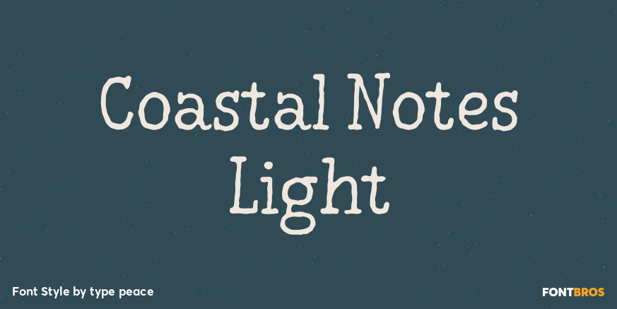 Coastal Notes Light Poster
