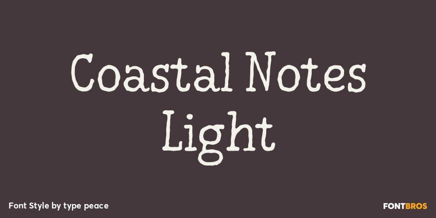 Coastal Notes Light Poster