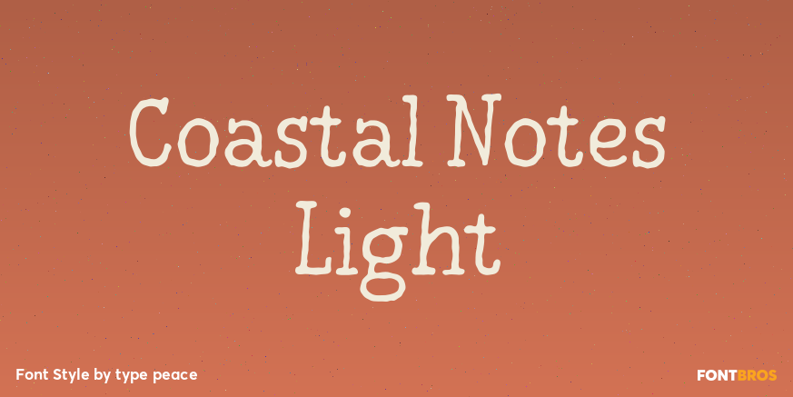 Coastal Notes Light Poster