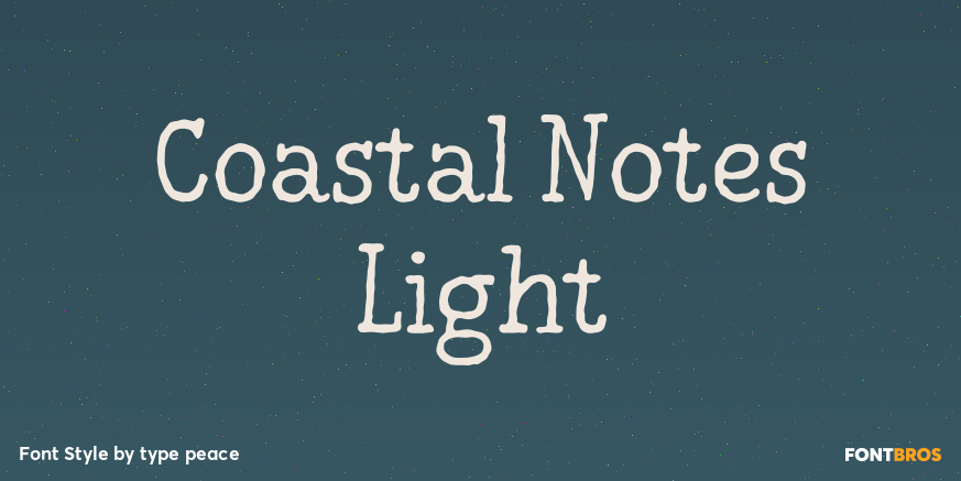 Coastal Notes Light Poster