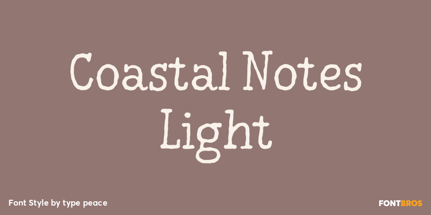 Coastal Notes Light Poster