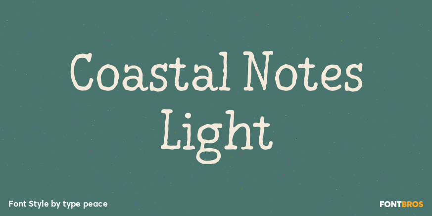 Coastal Notes Light Poster