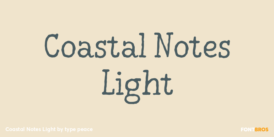 Coastal Notes Light Poster