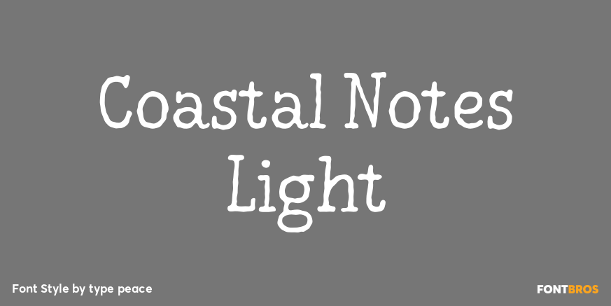 Coastal Notes Light Poster