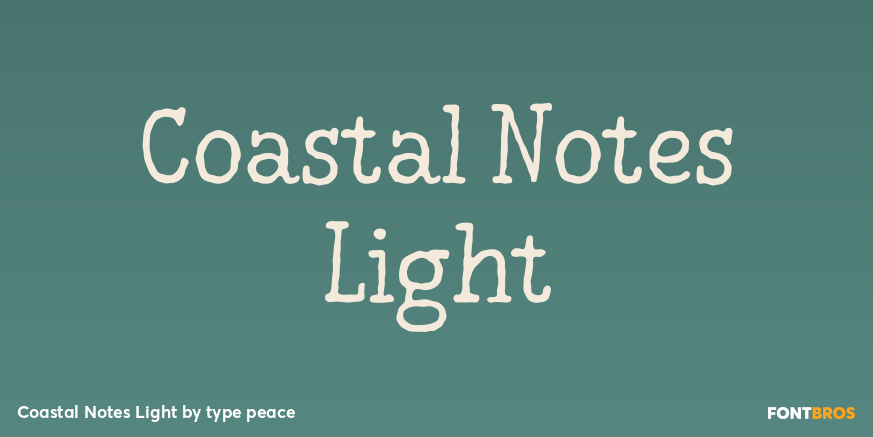 Coastal Notes Light Poster