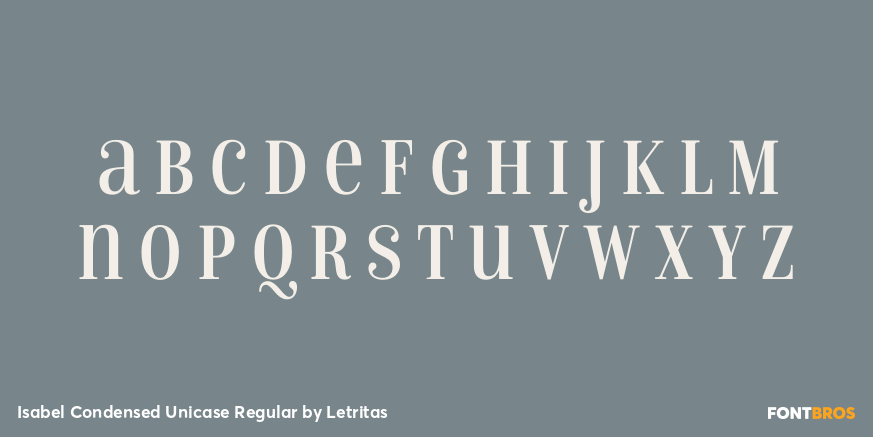 Isabel Condensed Unicase Regular Font Poster #2