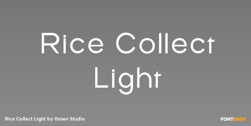 Rice Collect Light Poster