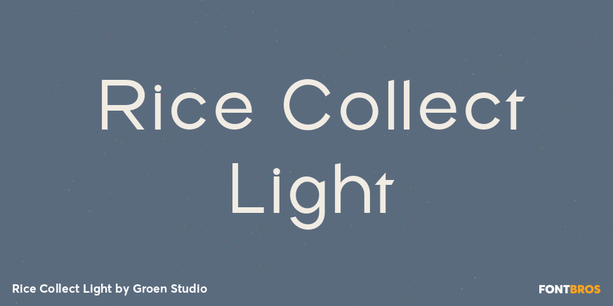 Rice Collect Light Poster