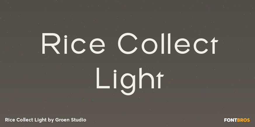 Rice Collect Light Poster