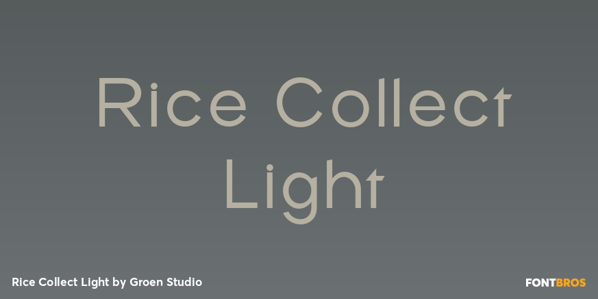 Rice Collect Light Poster