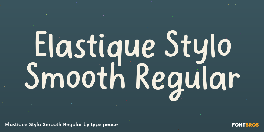 Elastique Stylo Smooth Regular Poster