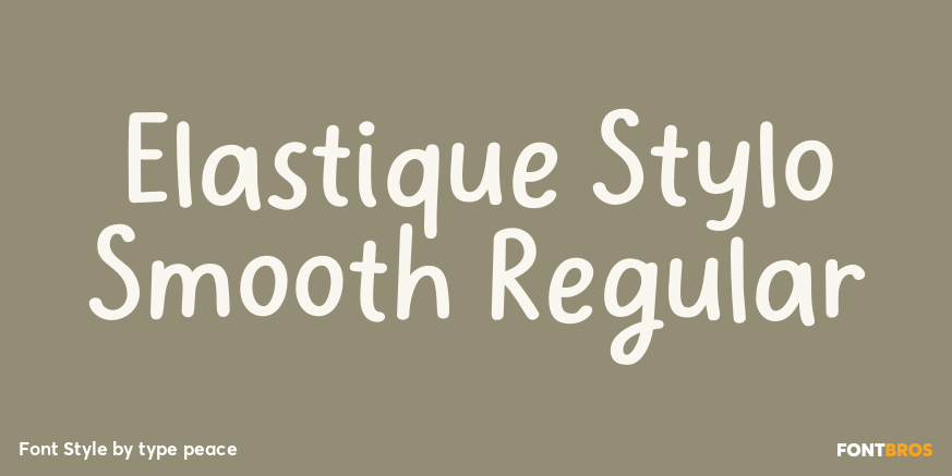 Elastique Stylo Smooth Regular Poster