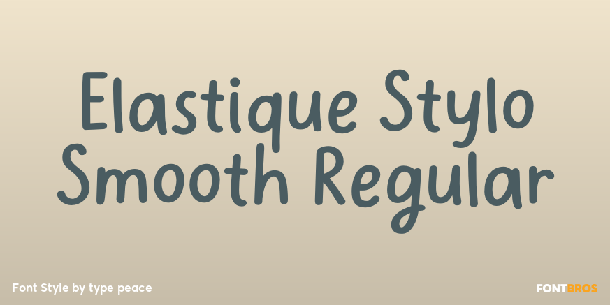 Elastique Stylo Smooth Regular Poster