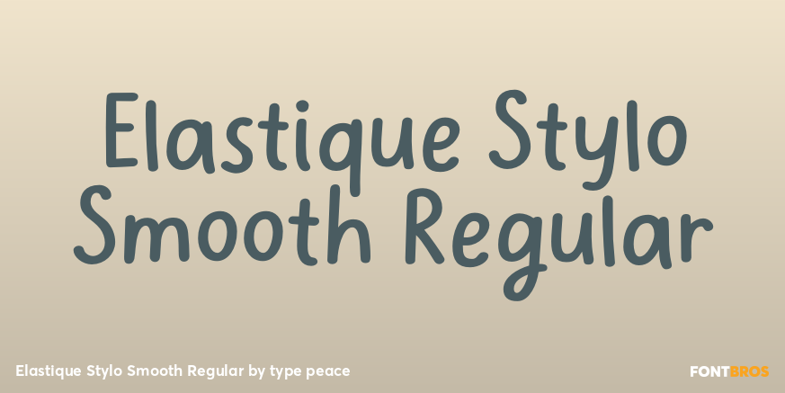 Elastique Stylo Smooth Regular Poster