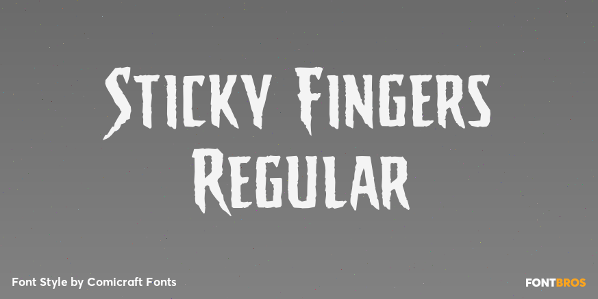Sticky Fingers Regular Poster