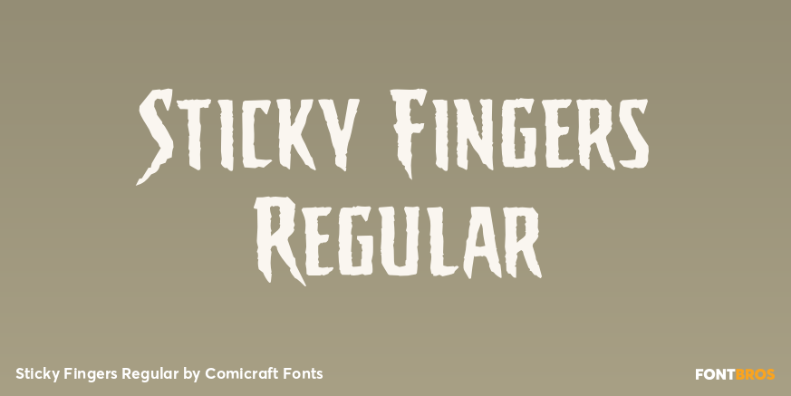Sticky Fingers Regular Poster